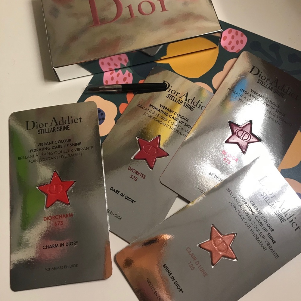 🌟[NWT] Dior Addict Stellar Shine Lipstick Sampler